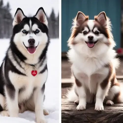 Pomsky husky 