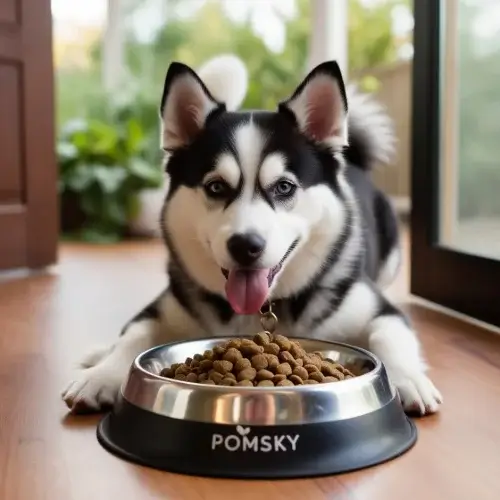 Raising a pomsky 