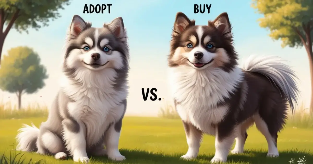 Adopt vs buying a pomsky