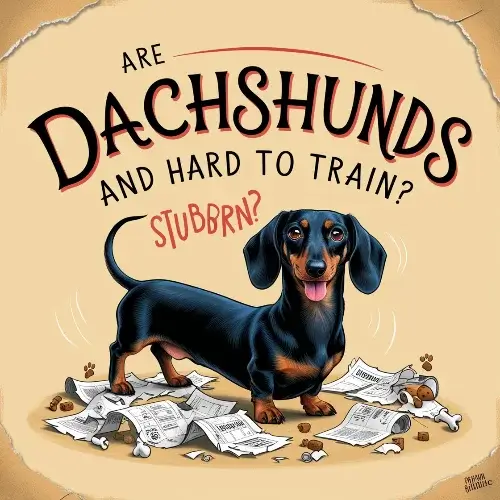 Are Dachshunds stubborn and hard to train