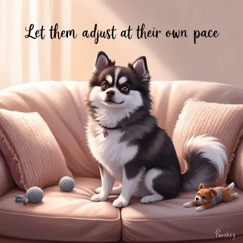 Dealing with fear and anxiety in pomsky puppies