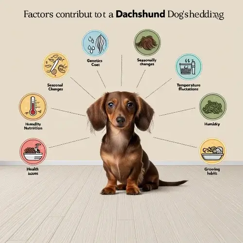 Factors causing dachshund to shed