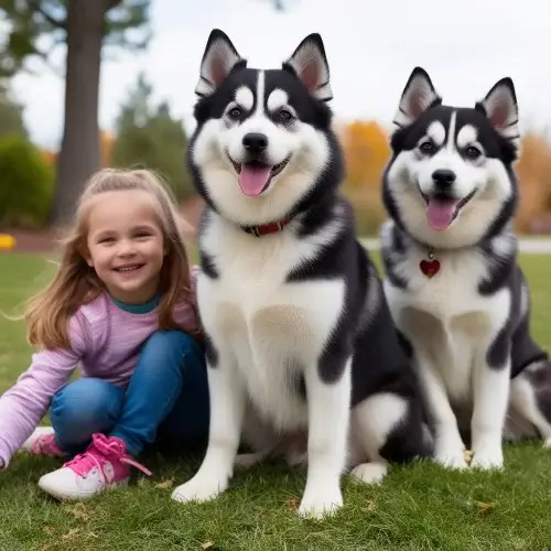 Family friendly pomsky