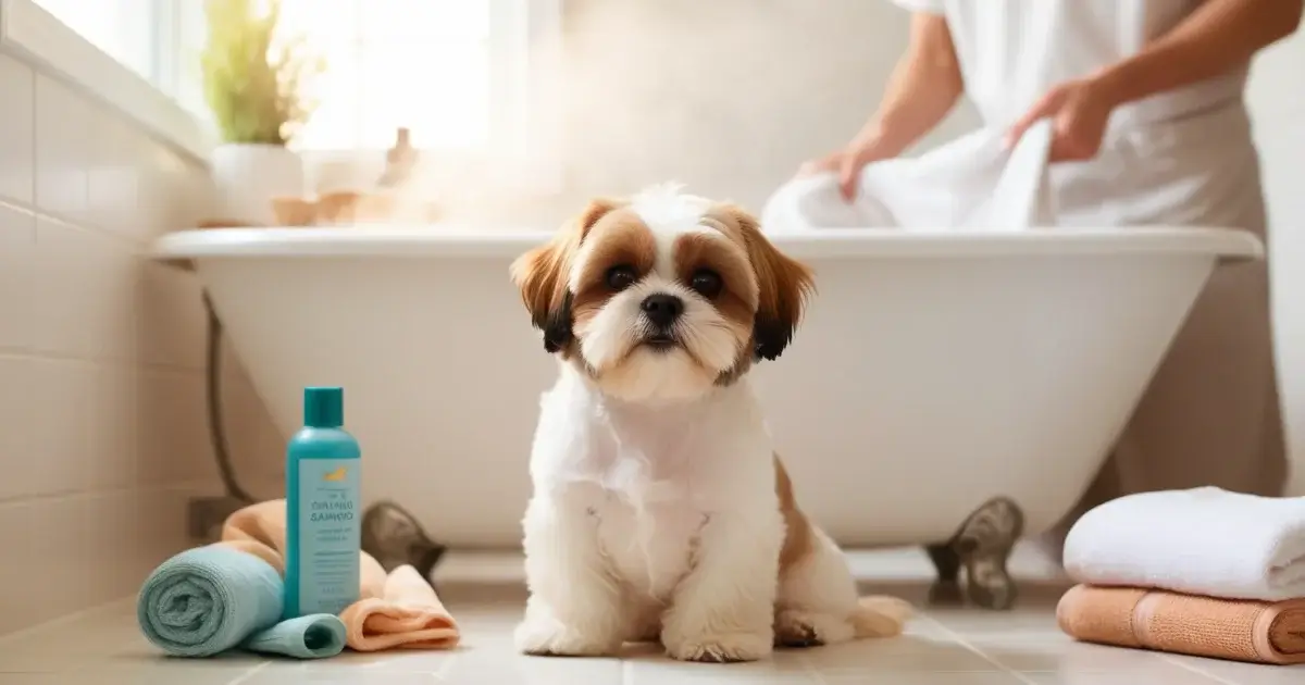 bathe a shih tzu