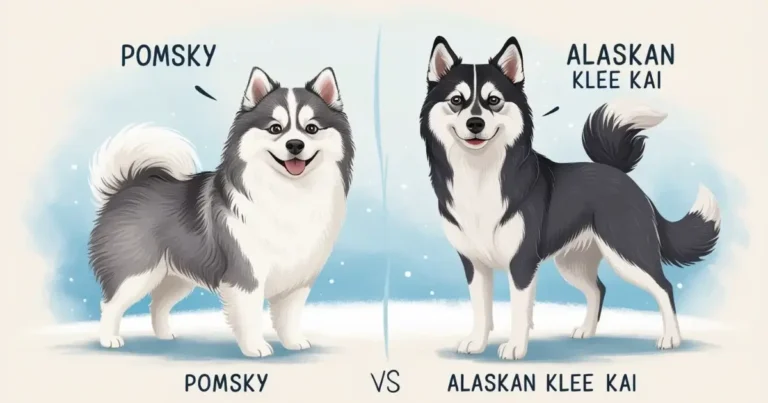 Pomsky vs Alaskan Klee Kai