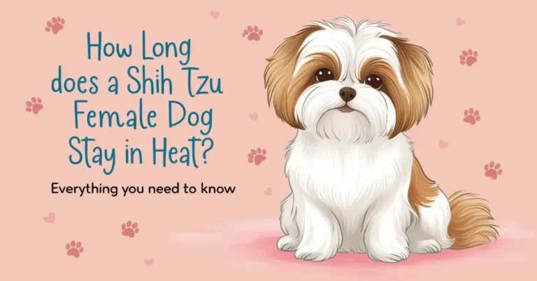 how long does a Shih Tzu stay in heat