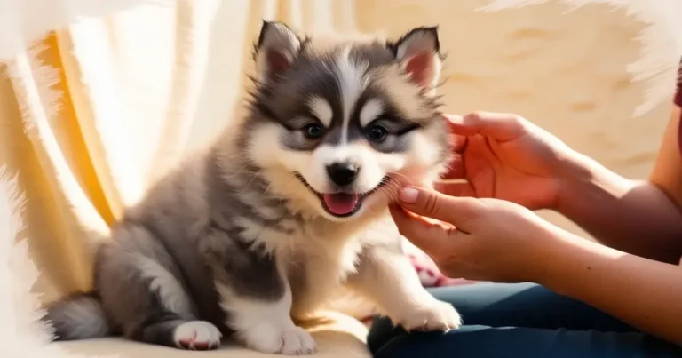 Socializing a Pomsky puppy