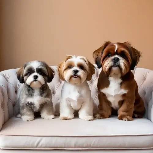 Different Shih tzus weight