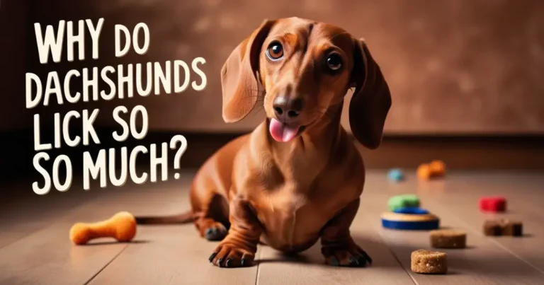 why do Dachshunds lick so much