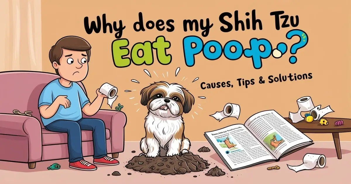 why does my Shih Tzu eat poop