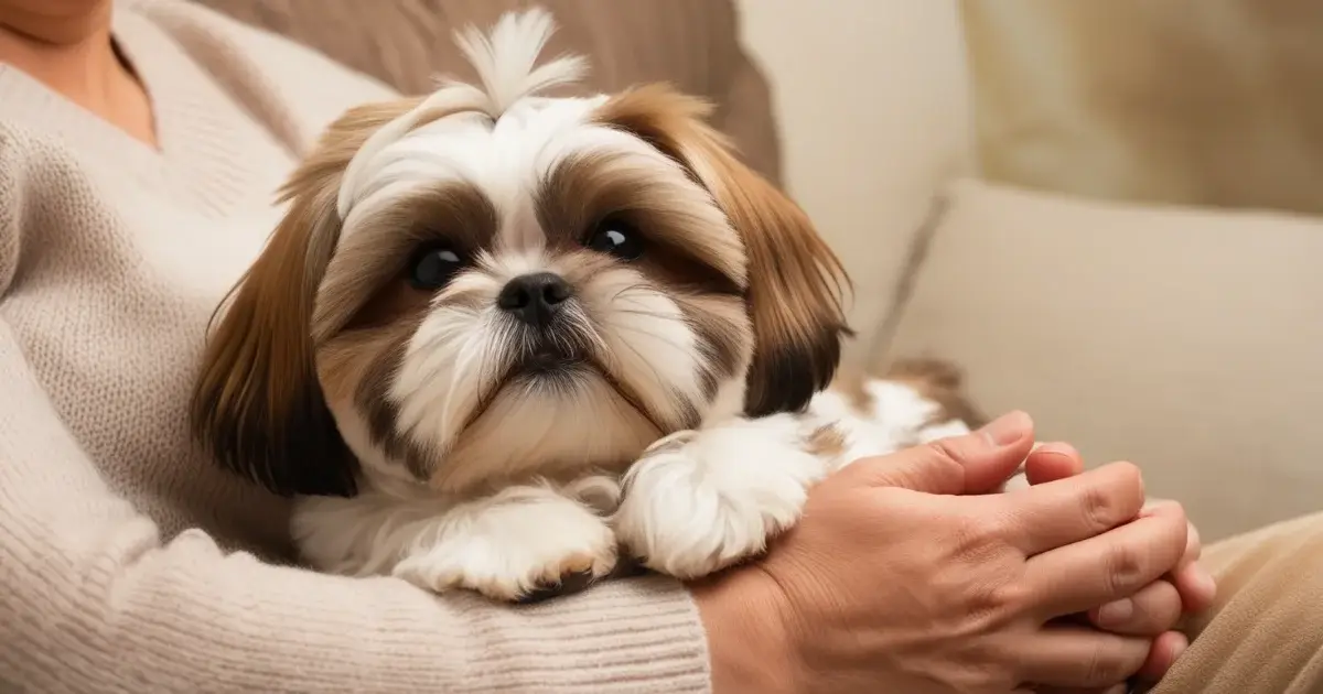 Shih Tzu Like to Cuddle