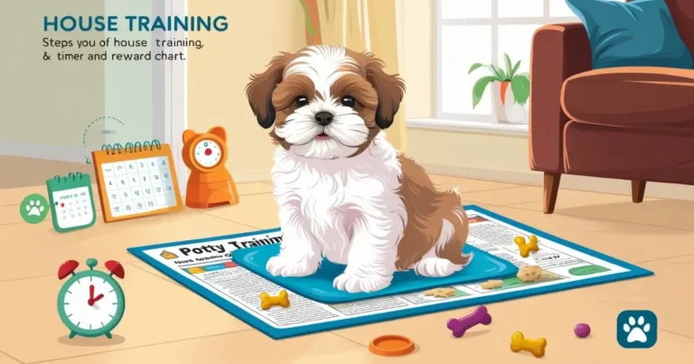 house train a Shih Tzu puppy