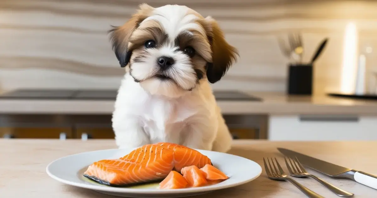 Shih Tzu eat salmon