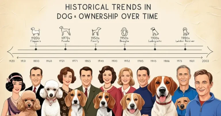 Historical trends in dog ownership