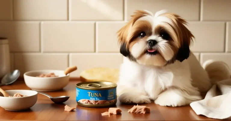 Shih Tzu eat tuna